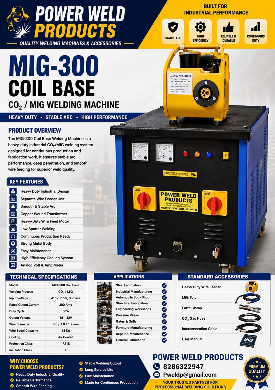 MIG 300 COIL BASE